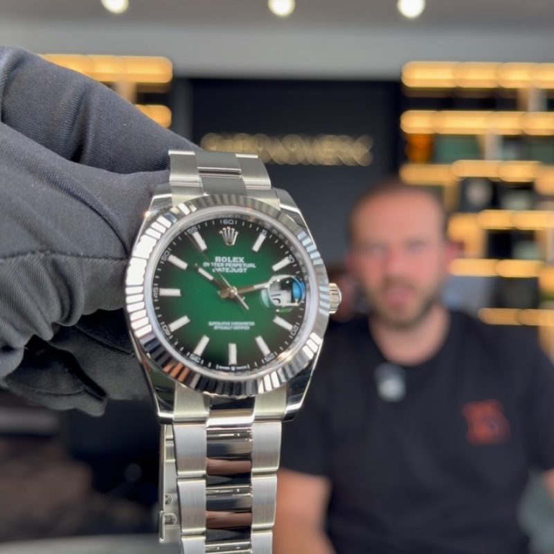 Rolex Datejust 41 Rolex Datejust 41 Green Ombré 126334 – Brand New – Full Set