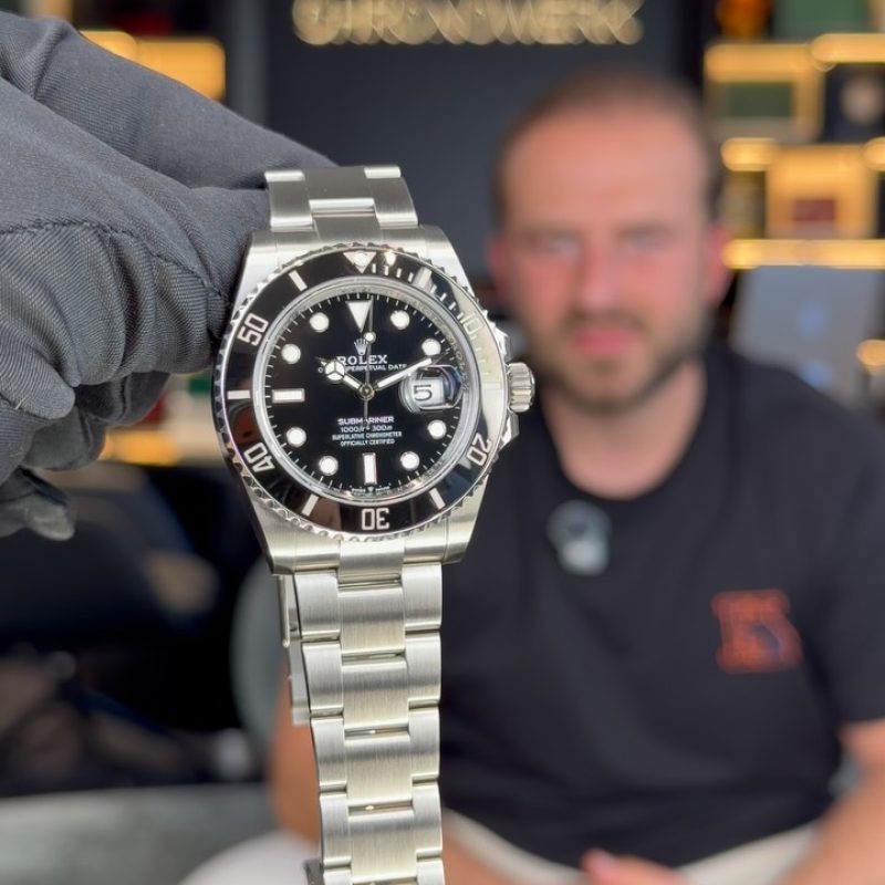 ROLEX SUBMARINER DATE Referenz: 126610LN Full Set aus 08/2023 41 mm Edelstahl Automatik Schwarzes Zifferbla…
