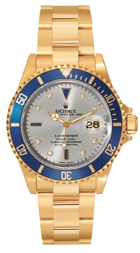 Rolex Submariner 16618-SILVER-SERTI