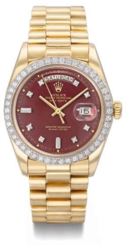 Rolex Day-Date 36 1804-OXBLOOD-STELLA