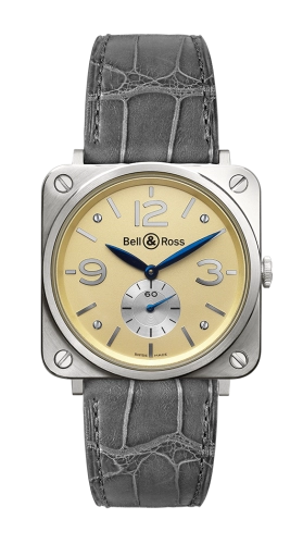 Bell & Ross Instruments BRS-WHGOLD-IVORY-D