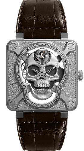 Bell & Ross BR-01 BR01-SKULL-SK-ST
