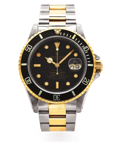 Rolex Submariner 16613-BLACK-TIFFANY-TRITIUM