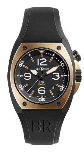 Bell & Ross Marine BR02-PINKGOLD-CA