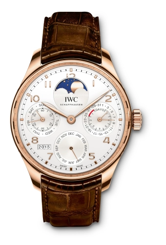 Portugieser Perpetual Calendar Single Moon Red Gold / Silver