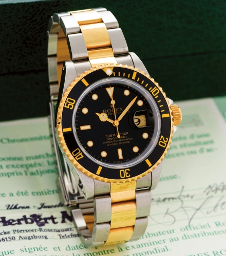 Rolex Submariner 16613-BLACK-TRITIUM